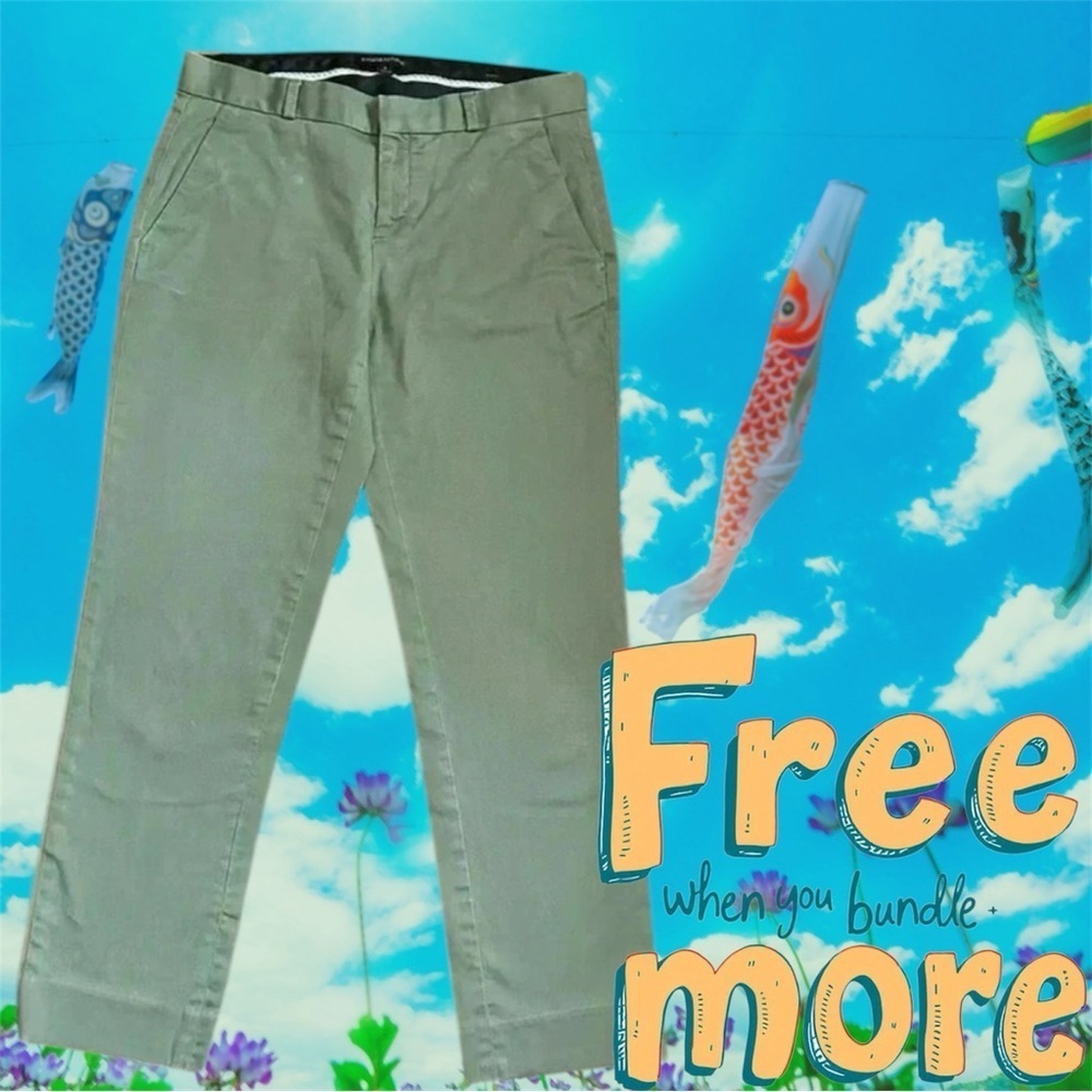 Free 💟Banana Republic Avery Cotton Crop Pants
